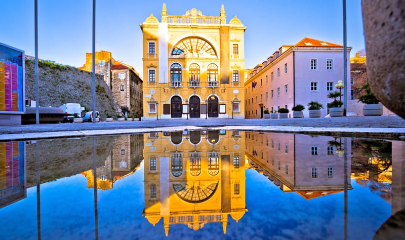 Croatian national theatre in Split